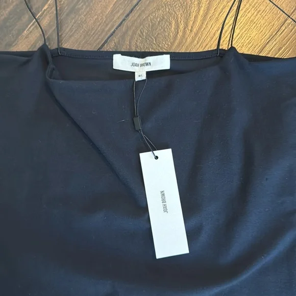 Joah Brown Black Off-Shoulder Blouse - Picture 2 of 3